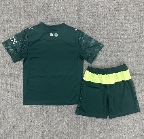25-26 Man City Fourth Kids Soccer Jersey