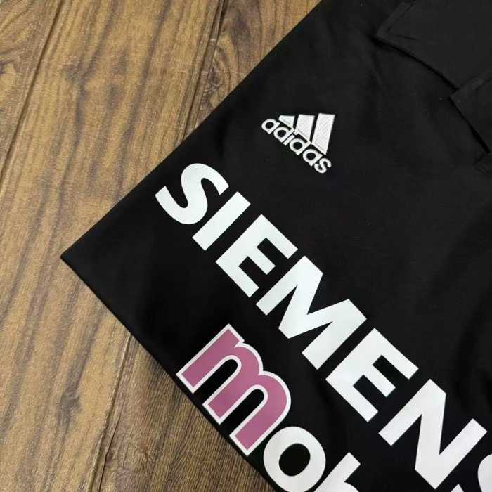 2002-2003 RMA Centenary Away Long Sleeve Retro Soccer Jersey