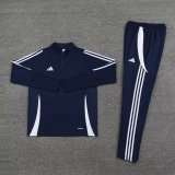 2024 AD Blue Half Pull Tracksuit 