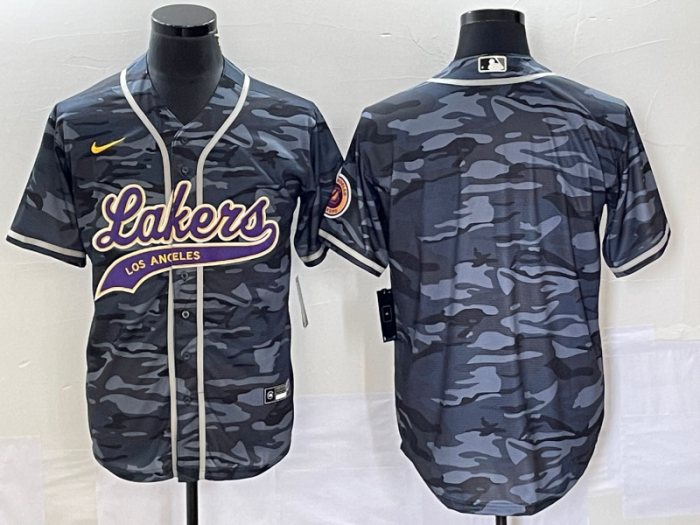 2025 MLB Los Angeles Lakers New Pattern Jersey