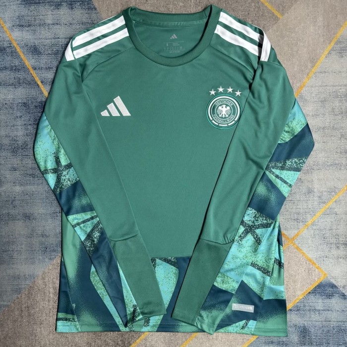 25-26 Germany GoalKeeper Long Sleeve Fans Soccer Jersey