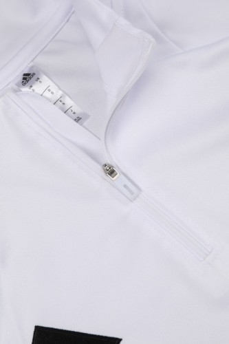 2024 AD White Half Pull Tracksuit 