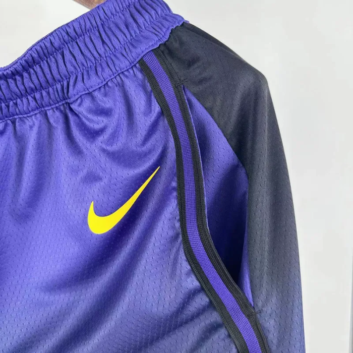 24-25 LAKERS Purple City Edition Top Quality NBA Pants
