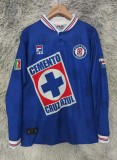 1998 Cruz Azul Home Long Sleeve Retro Soccer Jersey