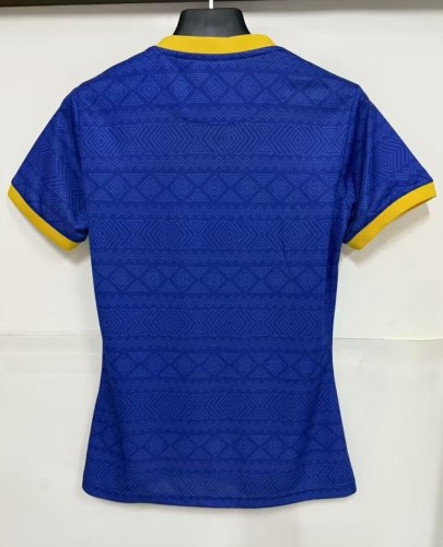 26-27 Brazil Blue Special Edition Women Fans Soccer Jersey (女)