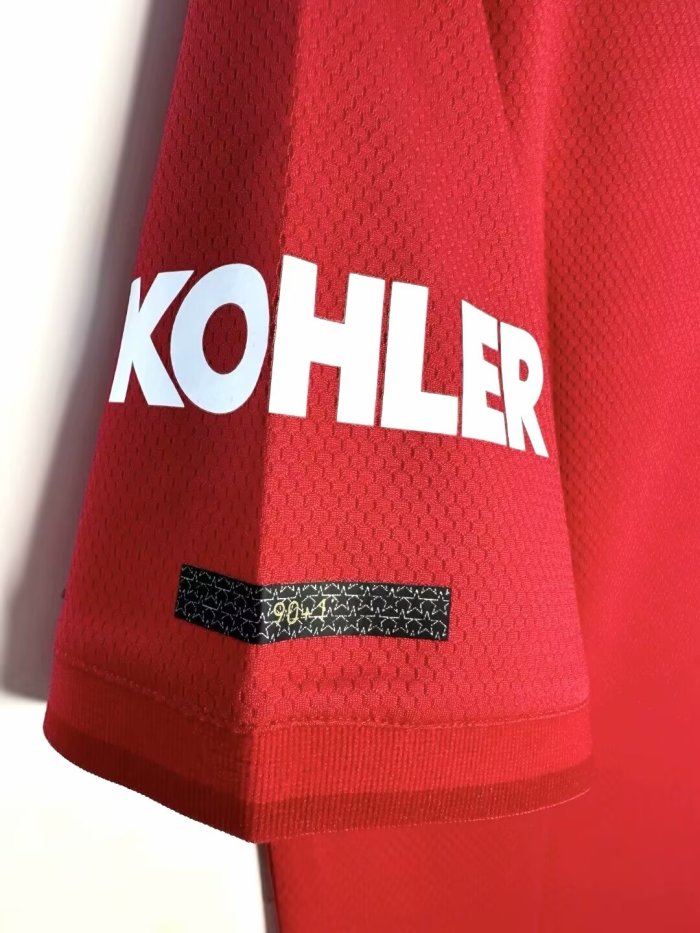 2019-2020 Man Utd Home Retro Soccer Jersey
