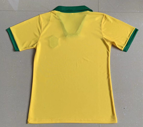 1957 Brazil Home Retro Soccer Jersey