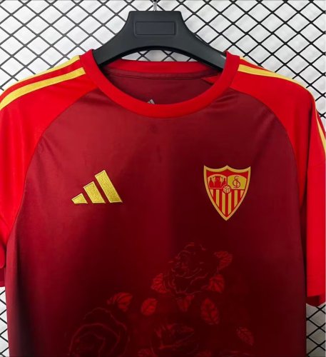 25-26 Sevilla Red Training shirts