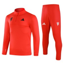 24-25 Man Utd High Quality Half Pull Tracksuit