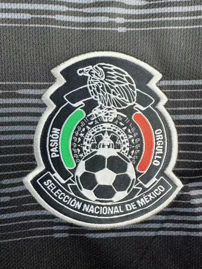 2019  Mexico Home Long Sleeve Retro Soccer Jersey