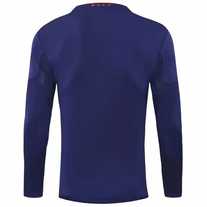 2010 Spain Away Long Sleeve Retro Soccer Jersey(带胸前决赛字)