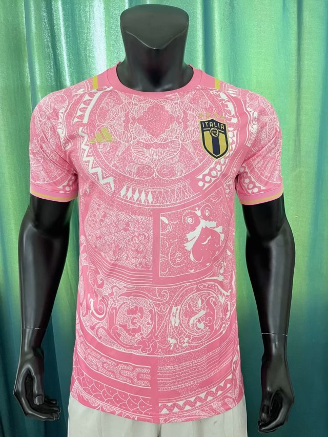 2023 Italy Special Edition Pink Training Shirts