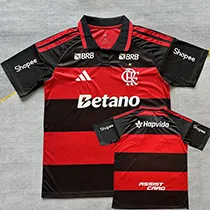 2026 Flamengo Home Long Sleeve Fans Soccer Jersey (长袖)