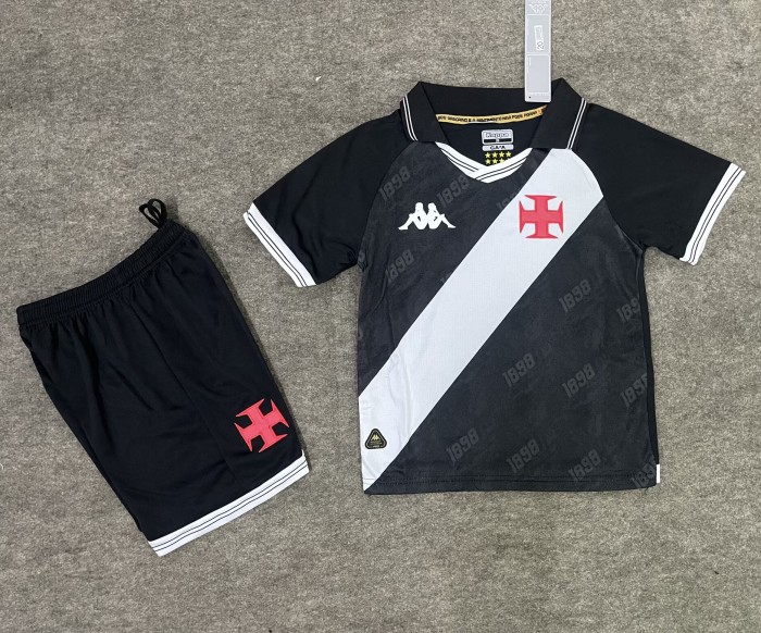 25-26 Vasco da Home Kids Soccer Jersey