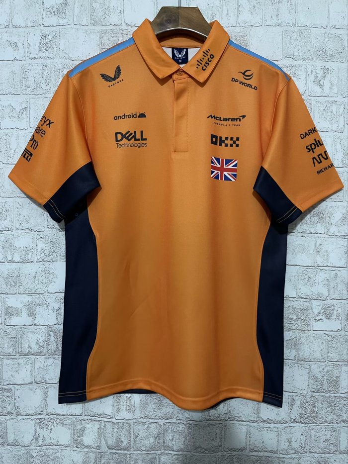 2024 F1 McLaren New Pattern Short Sleeve Racing Suit