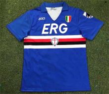 1991-1992 Sampdoria Home Retro Soccer Jersey