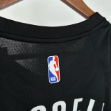 22-23 NETS RUSSELL #1 Black Top Quality Hot Pressing NBA Jersey (Trapeze Edition) 飞人版