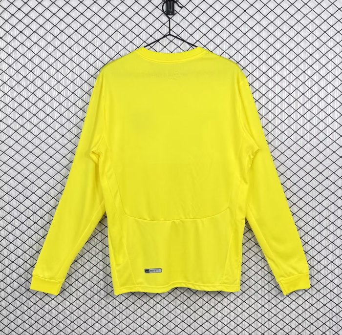 2008-2009 Villarreal Home Long Sleeve Retro Soccer Jersey
