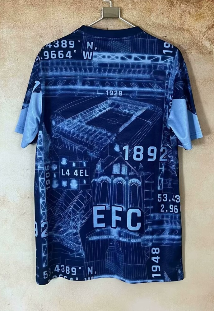 2025 EVE Blue Special Edition Fans Soccer Jersey
