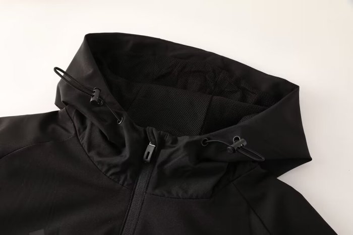 2025 AD Black Jacket Tracksuit