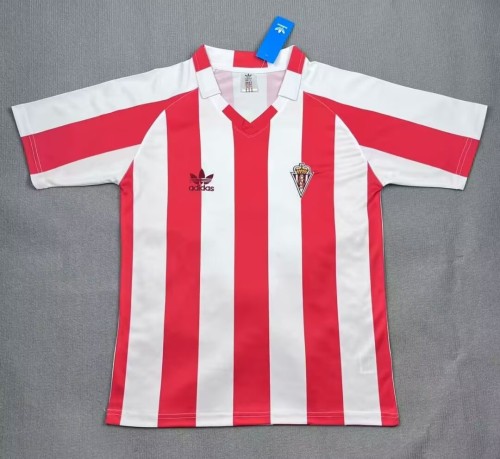 1986-1988 Gijon Home Retro Soccer Jersey