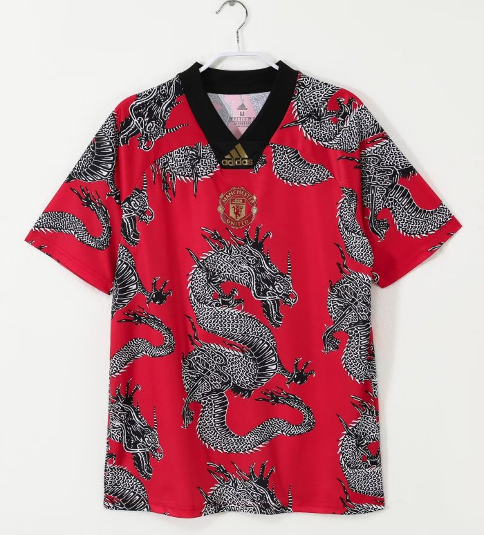 2019-2020 Man Utd Red Special Edition Retro Soccer Jersey
