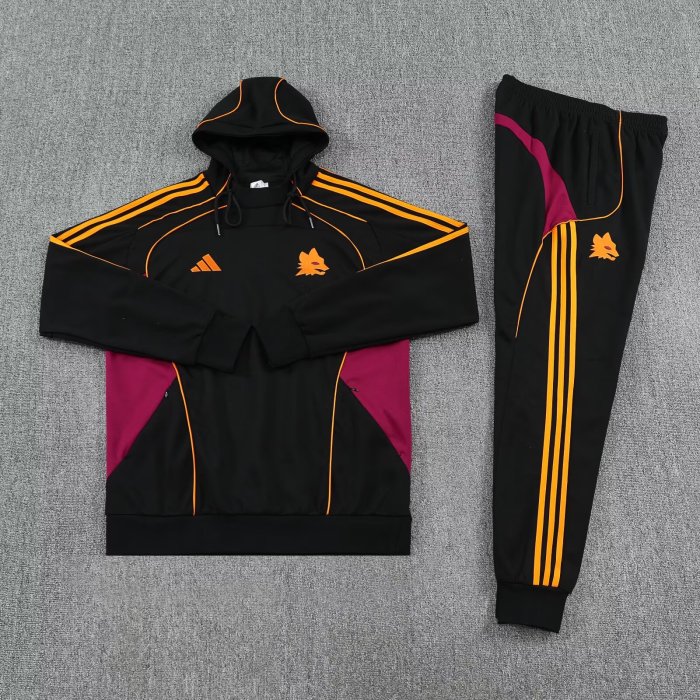 25-26 Roma High Quality Hoodie Jacket Tracksuit