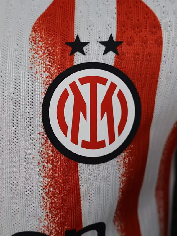 25-26 INT White Red Special Edition Player Version Soccer Jersey