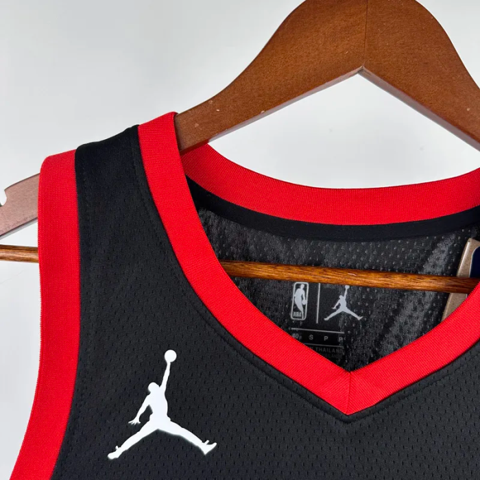 23-24 Rockets SENGUN #28 Black Top Quality Hot Pressing NBA Jersey (Trapeze Edition)