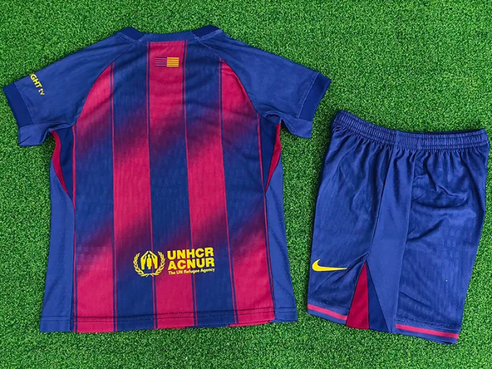 25-26 BAR Home Kids Player Version Soccer Jersey (球员童装)