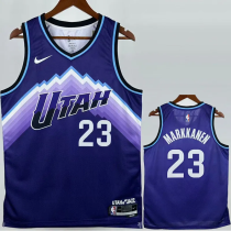 25-26 JAZZ MARKKANEN #23 Purple Top Quality Hot Pressing NBA Jersey 25-26 JAZZ MARKKANEN #23 Purple Top Quality Hot Pressing NBA Jersey