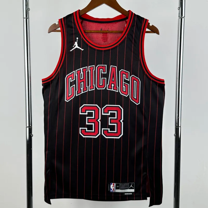 25-26 BULLS LAVINE #8 Black Top Quality Hot Pressing NBA Jersey (Trapeze Edition) 飞人版