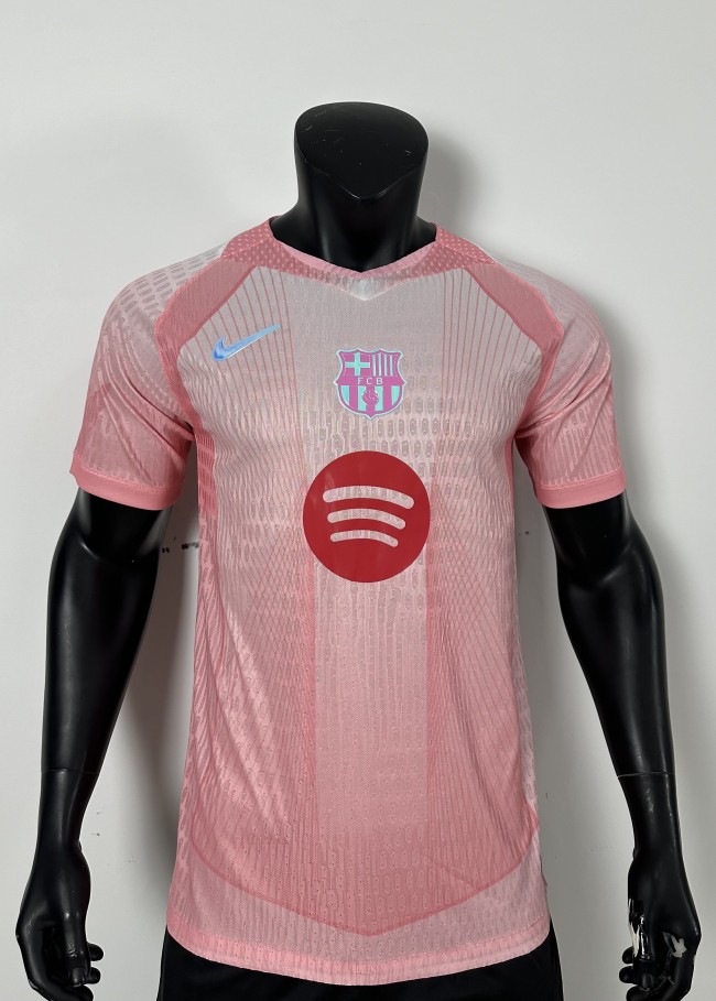 25-26 BAR Pink Special Edition Player Version Training Shirts 1:1 Thai Quality