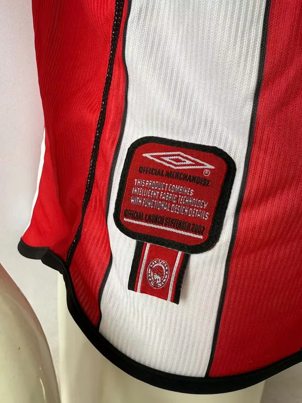 2002-2003 Olympiacos Home Retro Soccer Jersey