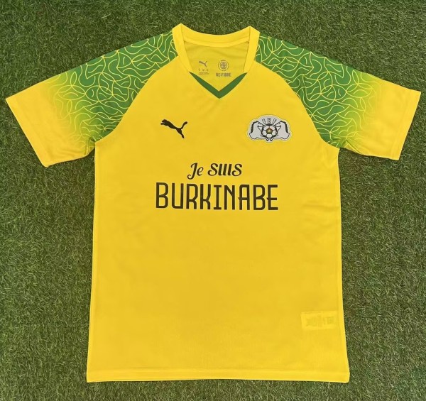 25-26 Burkina Faso Yellow Special Edition Fans Soccer Jersey