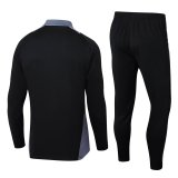 2024 AD Black Half Pull Tracksuit