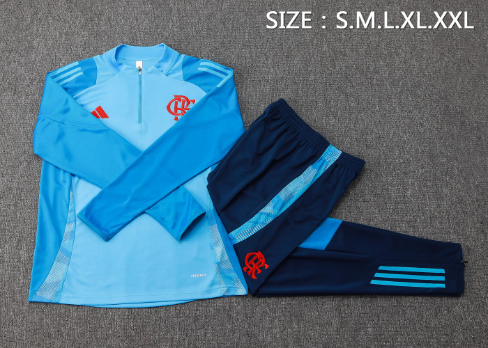 25-26 Flamengo High Quality Half Pull Tracksuit