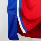24-25 76ERS GEORGE #8 Red Top Quality Hot Pressing NBA Jersey (Trapeze Edition)