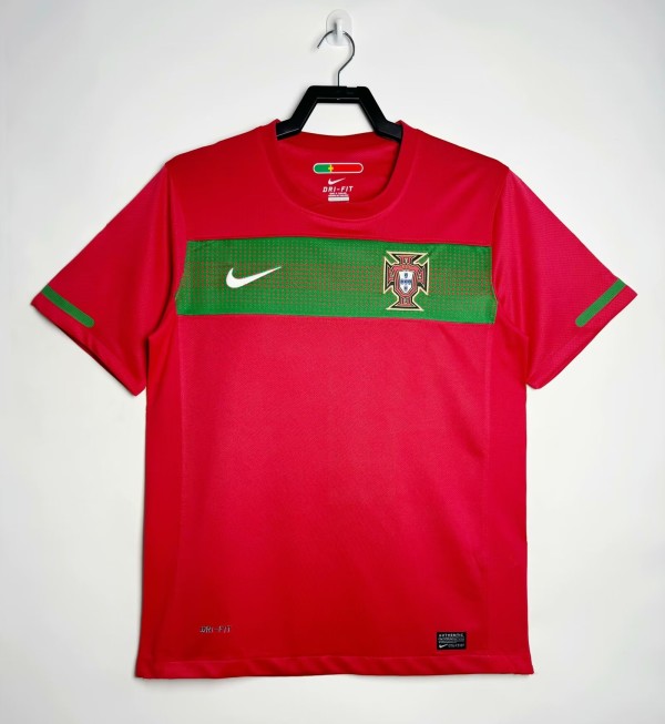 2010 Portugal Home Retro Soccer Jersey