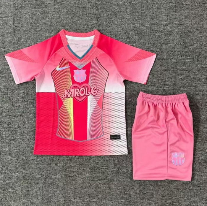 25-26 BAR Pink Special Edition Kids Soccer Jersey