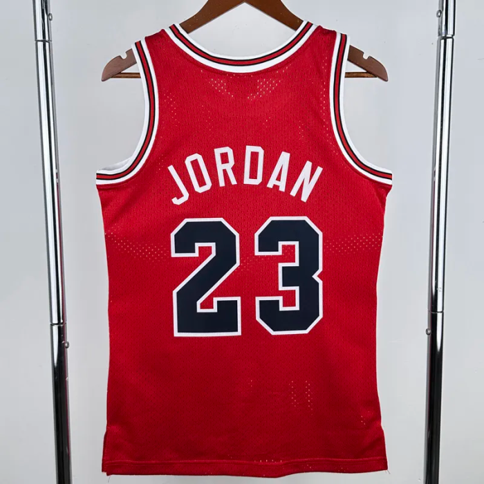 1984-85 BULLS JORDAN #23 Red Retro Top Quality Hot Pressing NBA Jersey