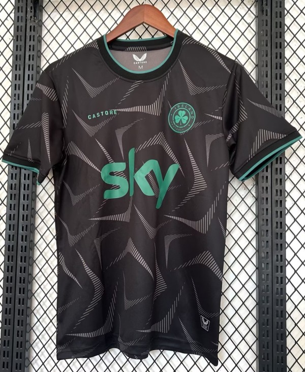 25-26 Ireland Black Fans Soccer Jersey