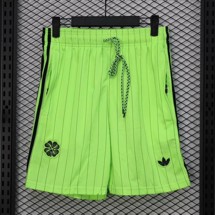25-26 Celtic Green Casual Version Player Version Shorts Pants