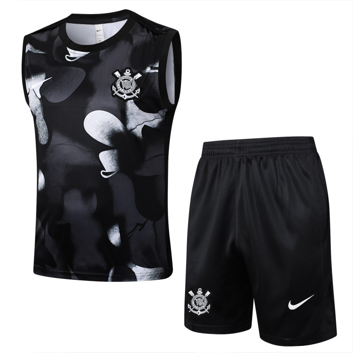 25-26 Corinthians High Quality Tank Top And Shorts Suit