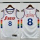 24-25 76ERS GEORGE #8 White City Edition Top Quality Hot Pressing NBA Jersey