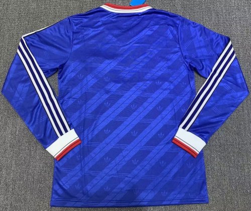 1986-1988 Man Utd Away Long sleeves Retro Soccer Jersey