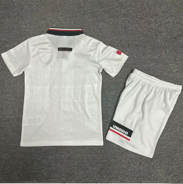 1998-1999 Man Utd Away Retro Kids Soccer Jersey