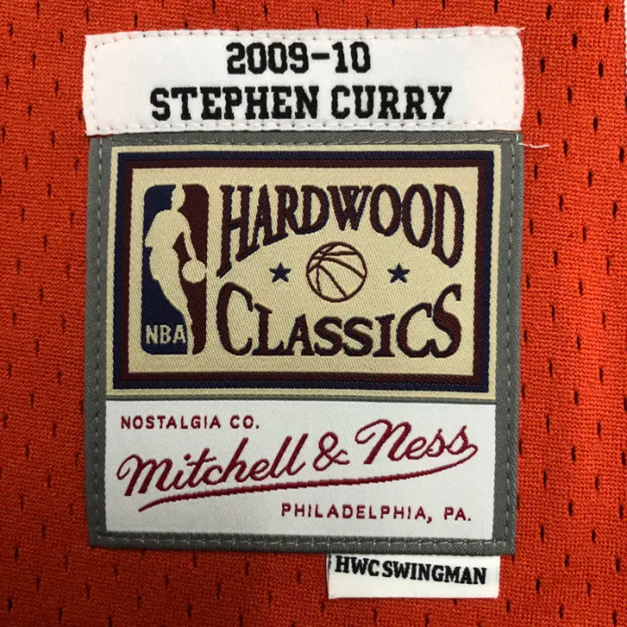 2010 WARRIORS CURRY #30 Orange Retro Top Quality Hot Pressing NBA Jersey
