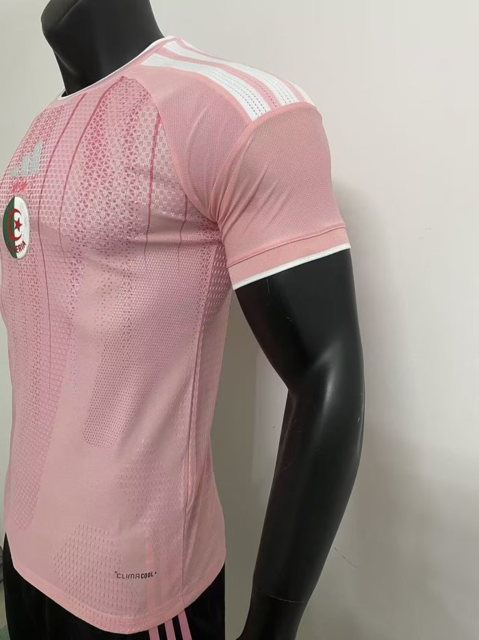 25-26 Algeria Pink Player Version Soccer Jersey