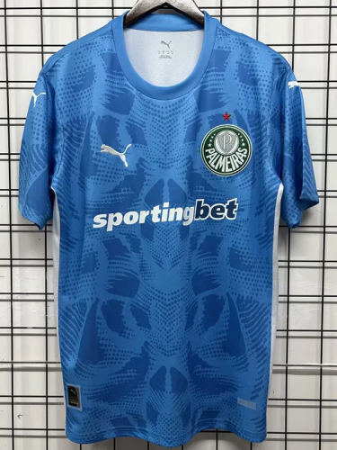 25-26 Palmeiras Blue Goalkeeper Soccer Jersey
